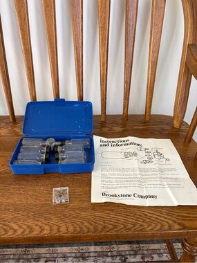 Vintage Brookstone Company Mechanical Pinstriping Tool Kit - Case & Instructions
